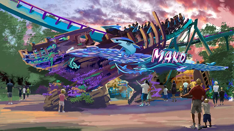 Sea World Orlando Mako Coaster