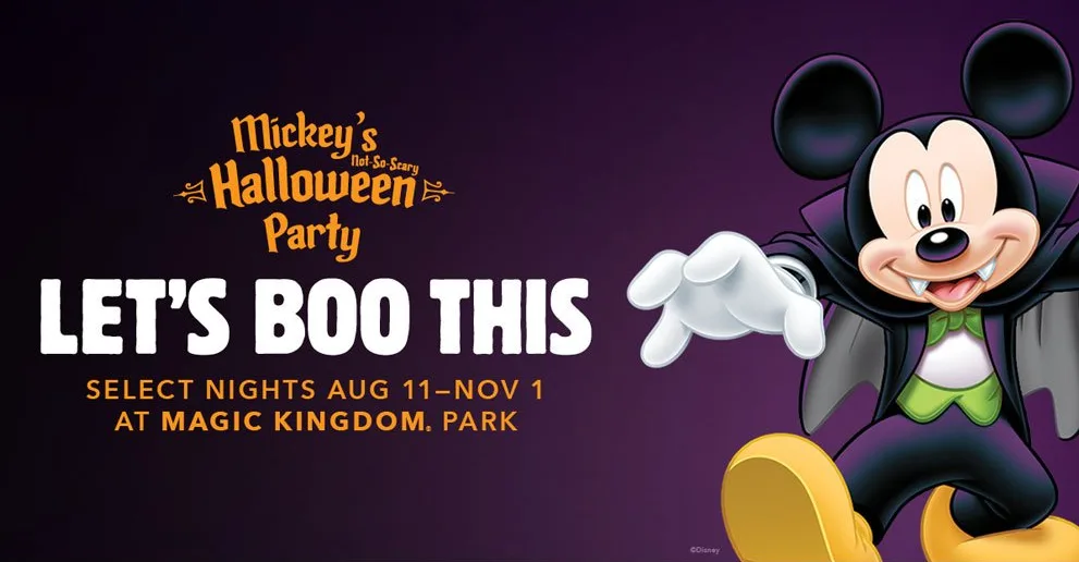 MICKEY'S NOT-SO-SCARY HALLOWEEN PARTY